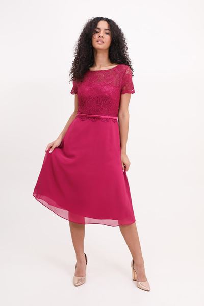 Picture of CURVY GIRL CHIFFON DRESS